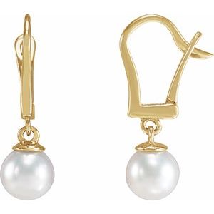 Click-In Pearl Earrings