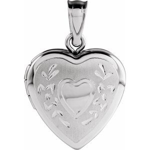 Engravable Heart Locket