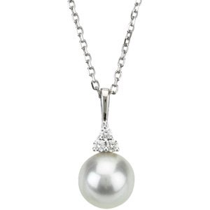 Accented Pearl Necklace