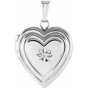 Accented Heart Locket