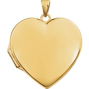 Engravable Heart Locket