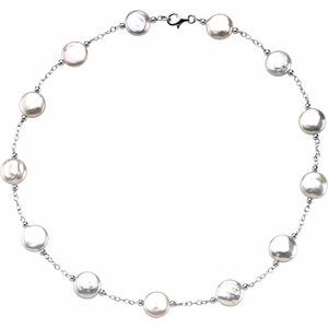 Pearl Station Necklace
