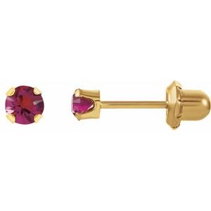 Inverness® Piercing Birthstone Stud Earrings