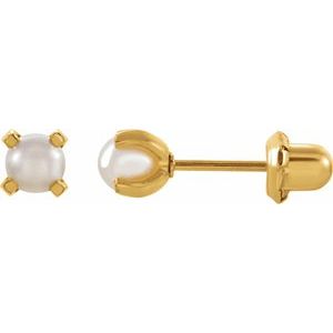 Imitation Pearl Inverness® Piercing Earrings