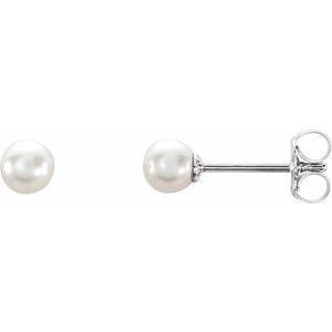 Pearl Stud Earrings