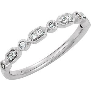 Accented Stackable Ring