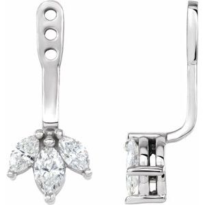 Cluster Front-Back Earring Jackets
