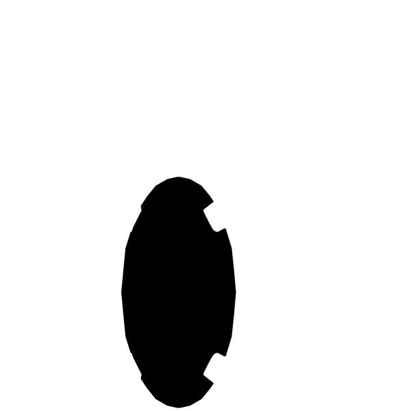Oval 4-Prong Solitaire Pendant - Image 2