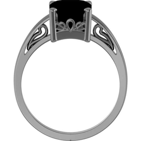 Scroll Setting® Solitaire Ring - Image 2