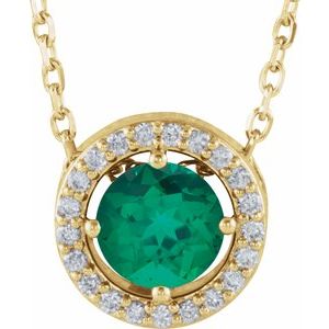 Halo-Style Necklace or Pendant