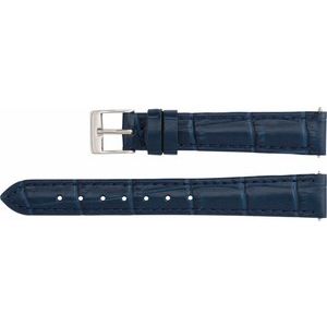 Leather Matte Alligator Grain Padded Watch Band