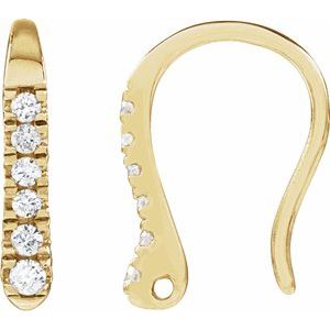 Accented French Wire Earring Top