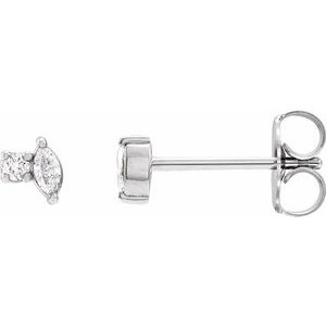 Accented Stud Earrings