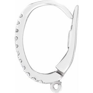 Lab-Grown Diamond Click-In Lever Back Earring Top
