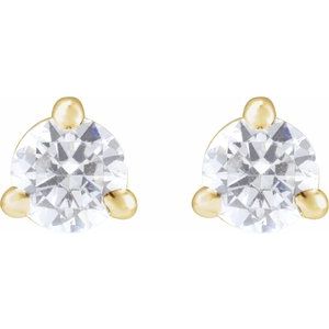 Lab-Grown Diamond Stud Earrings - Image 2