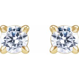 Lab-Grown Diamond Stud Earrings - Image 2