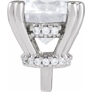 4-Prong Hidden Halo-Style Peg Setting - Image 3