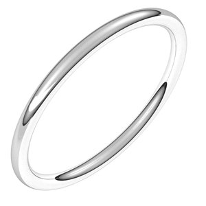 Comfort-Fit Full Round Band