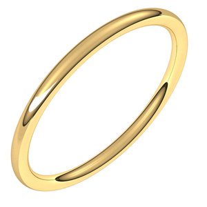Comfort-Fit Full Round Band
