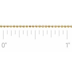 1 mm Diamond-Cut Bead Chain