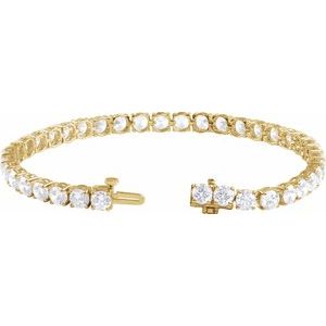Lab-Grown Diamond Line Bracelet - Image 2