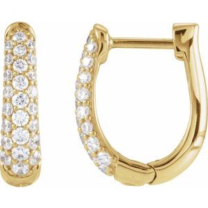Accented Hoop Earrings