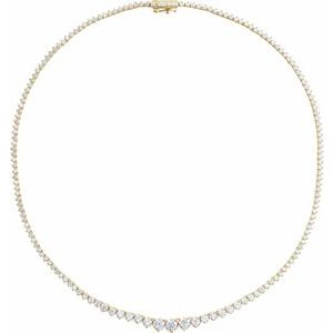Lab-Grown Diamond Line Necklace