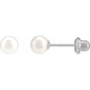Pearl Inverness?? Piercing Earrings