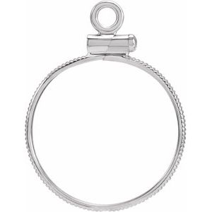 17.9x1.2 mm Screw-Top Coin Edge Coin Frame Dangle