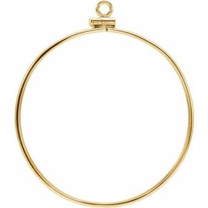 39.7x2.8 mm Screw-Top Coin Edge Coin Frame Dangle