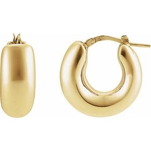 Electroform Hoop Earrings
