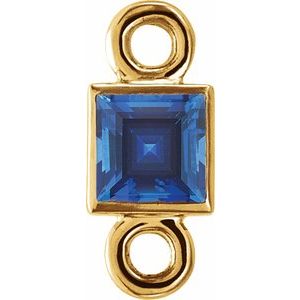 Square Bezel-Set Link