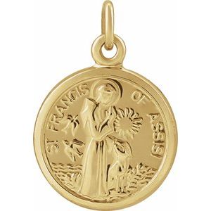St. Francis of Assisi Medal Pendant