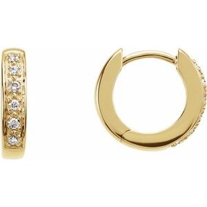 Accented Hoop Earrings