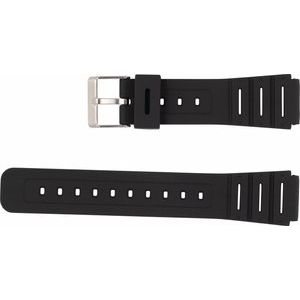 18 mm Black Polyurethane Diver Watch Band