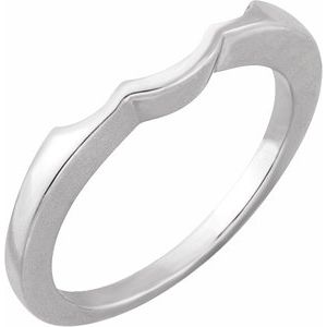 Half-Bezel Three-Stone Engagement Ring or Band