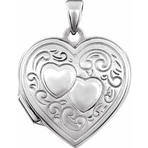 Engravable Heart Locket