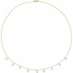 Pearl Station Necklace