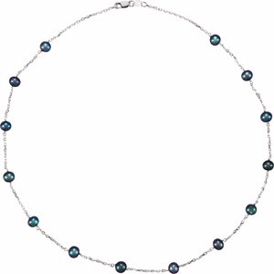 Pearl Station Necklace