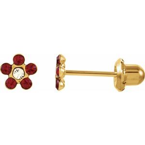 Floral-Inspired Inverness?? Piercing Earrings