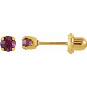 Inverness?? Piercing Birthstone Stud Earrings