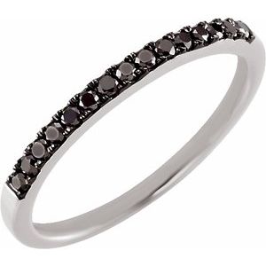 Accented Stackable Ring