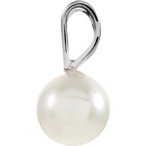 Solitaire Pearl Pendant - Image 2