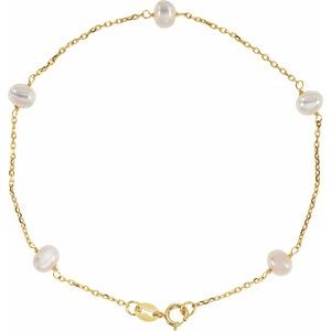 Pearl Station Bracelet