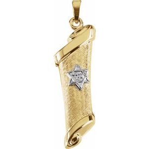 Hollow Mezuzah Pendant