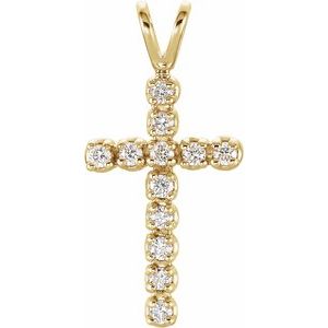 Accented Cross Pendant