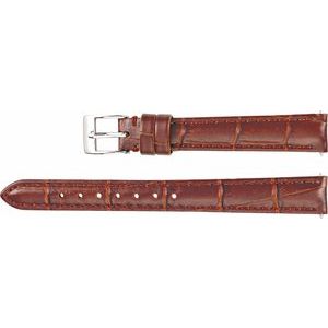 Leather Matte Alligator Grain Padded Watch Band