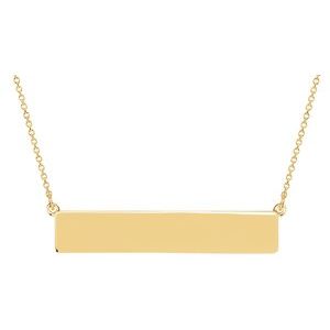 Be Posh?? Engravable Bar Necklace
