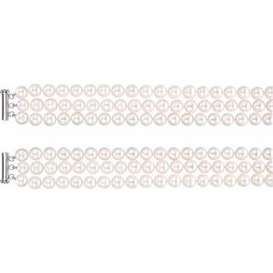 Pearl 3-Strand Necklace