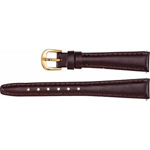 Leather Saddle Padded Watch Band
